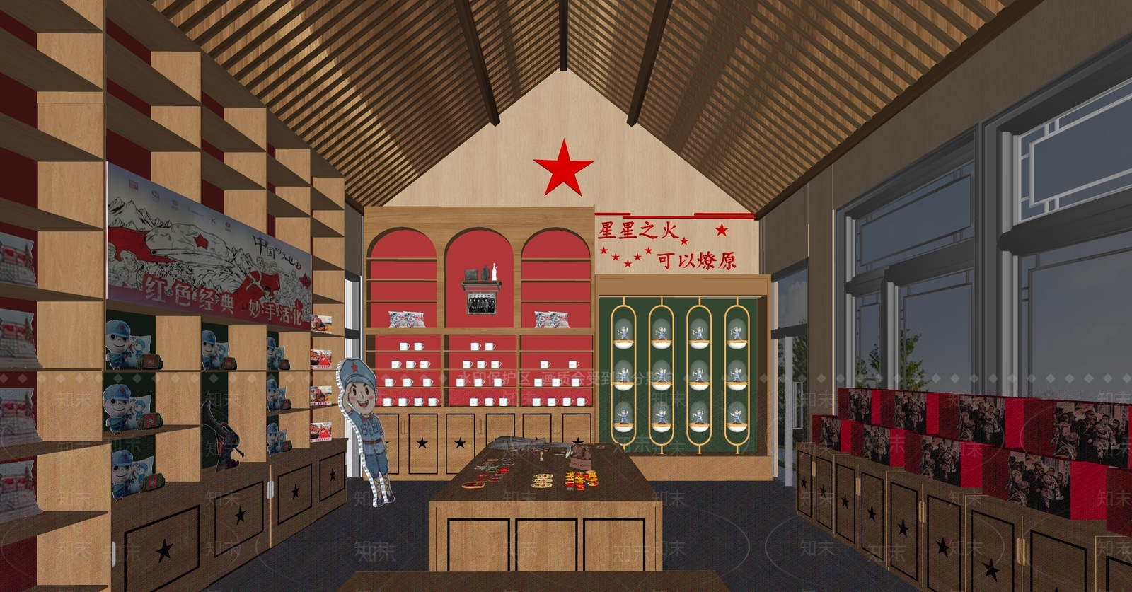 现代玩具礼品店SU模型下载【ID:1163005599】