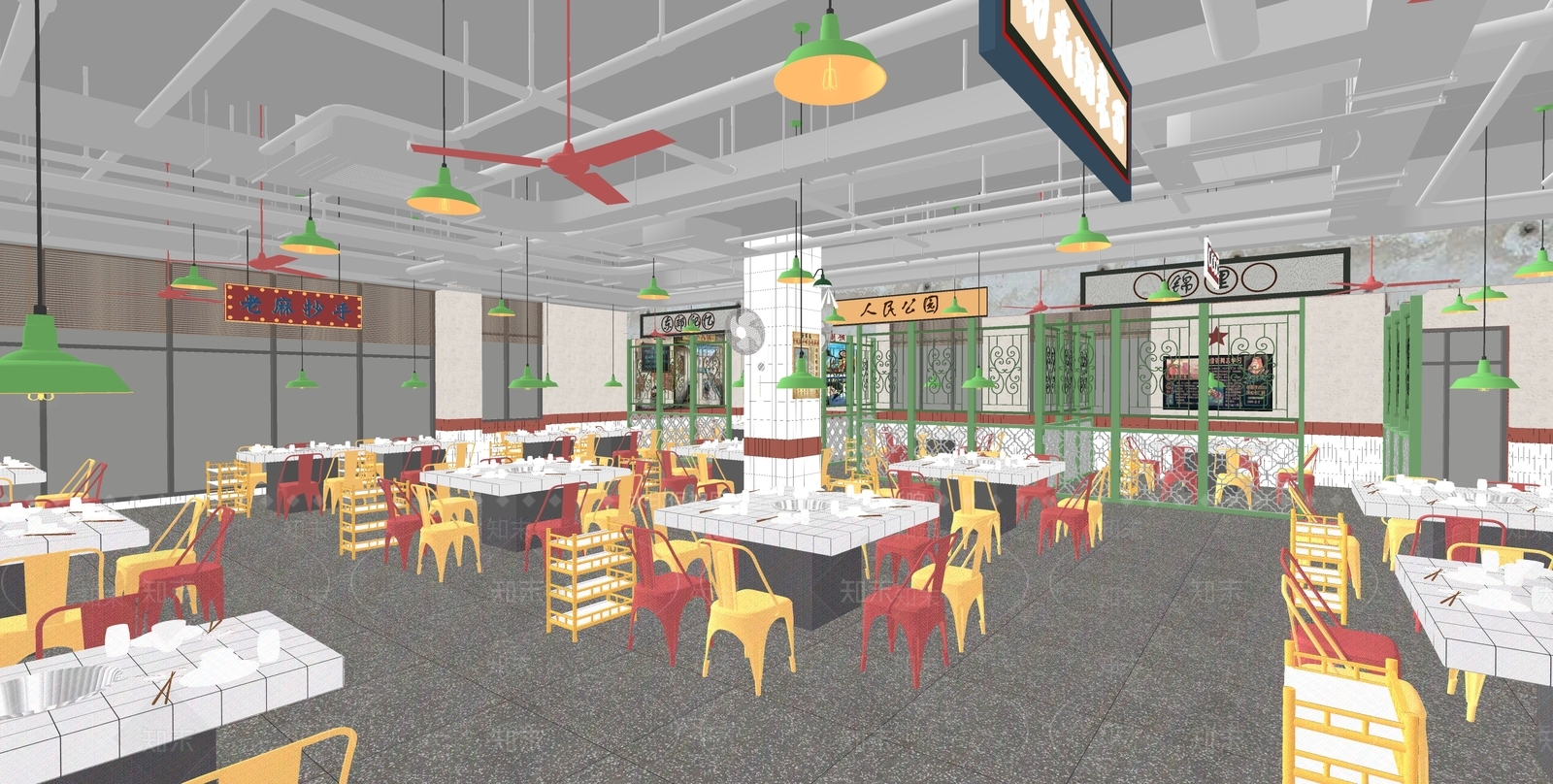 现代其他店铺SU模型下载【ID:1163006790】
