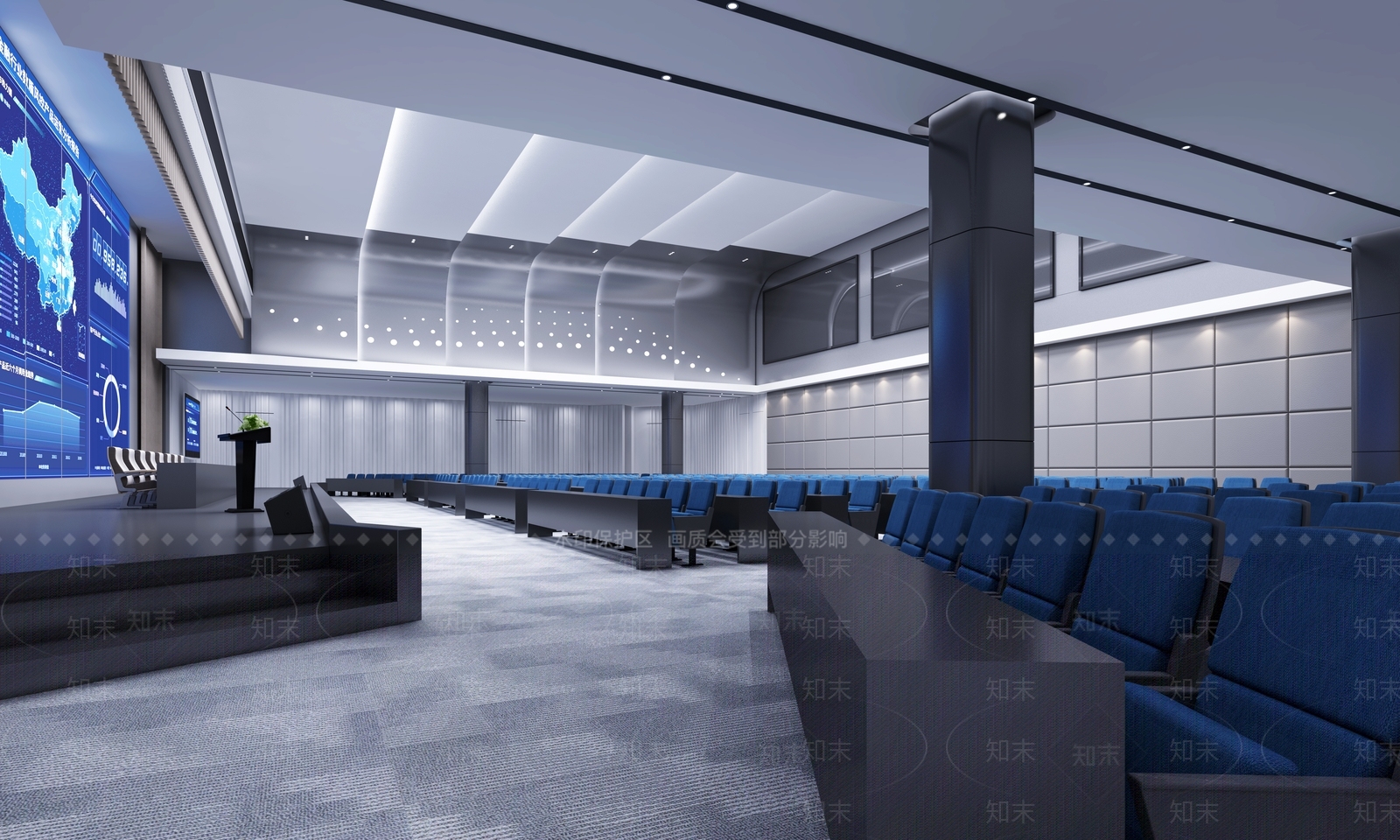 现代报告厅3D模型下载【ID:1163007550】