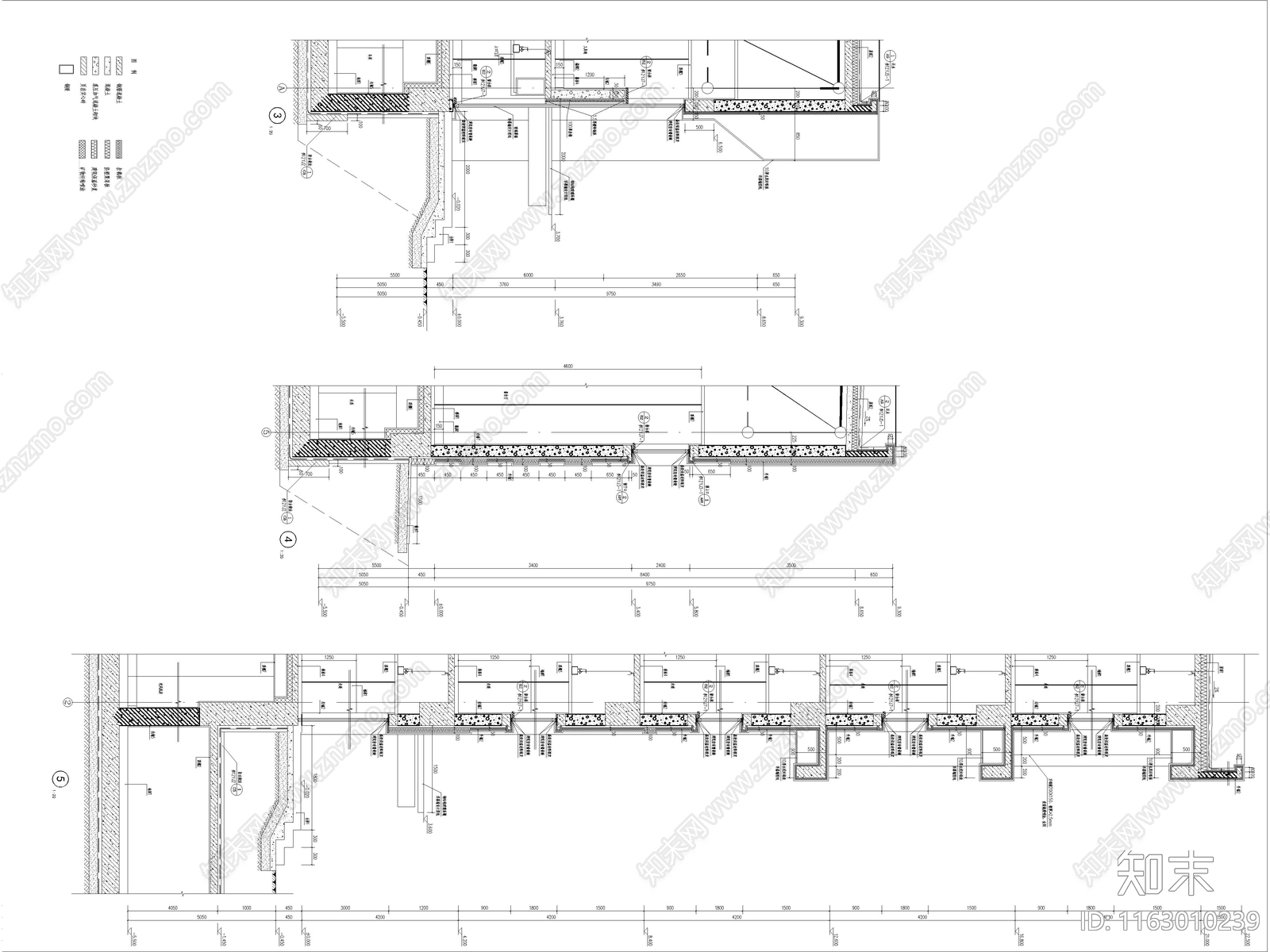 现代学校建筑cad施工图下载【ID:1163010239】
