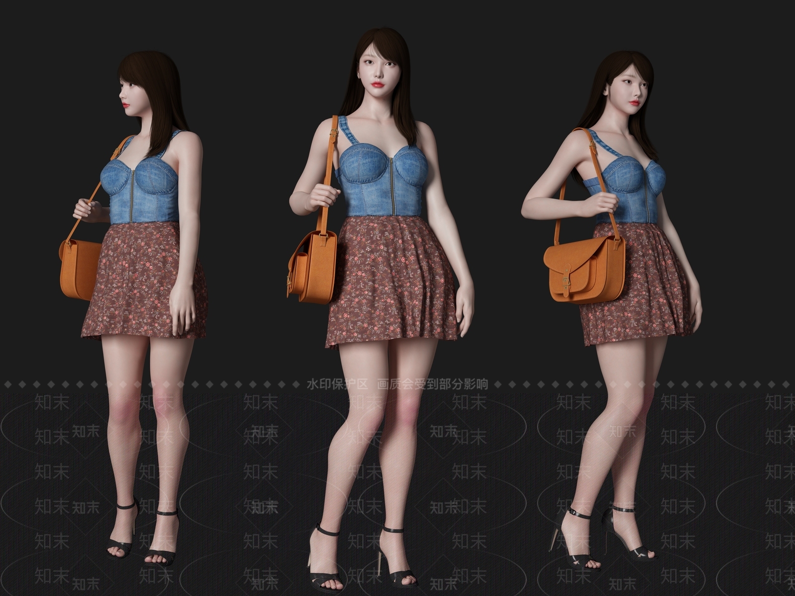 女人3D模型下载【ID:1163010331】