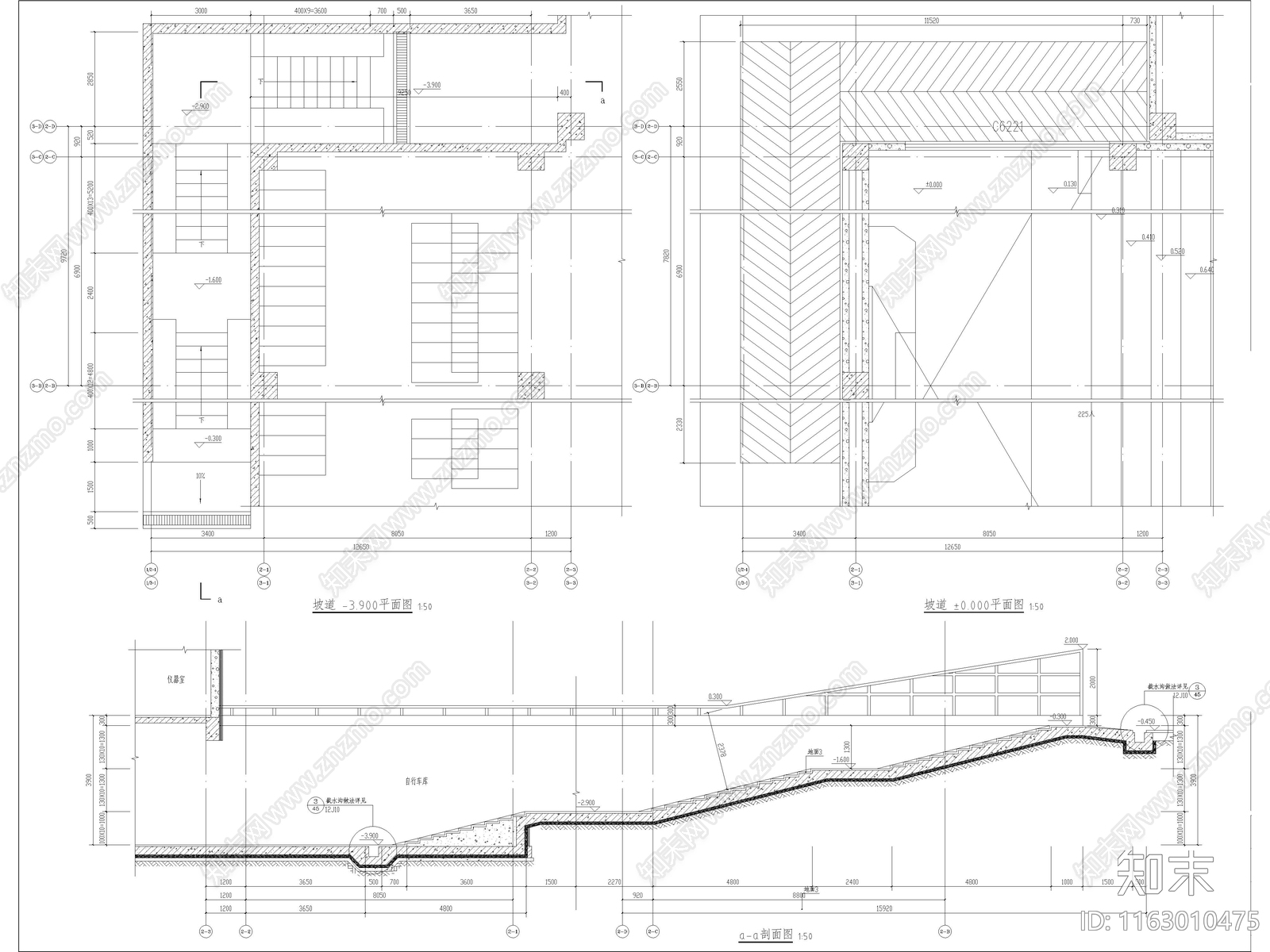 现代学校建筑cad施工图下载【ID:1163010475】