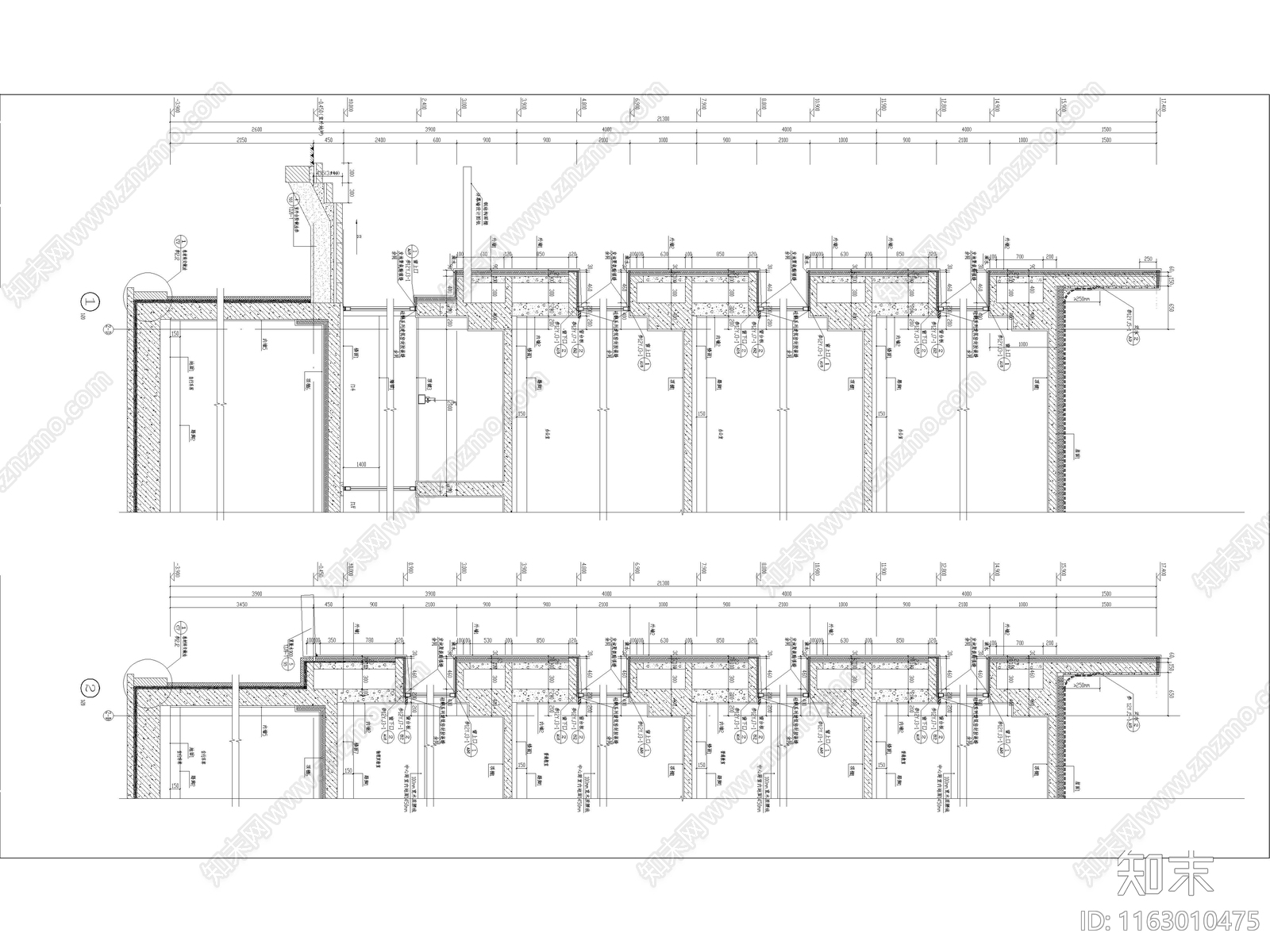 现代学校建筑cad施工图下载【ID:1163010475】