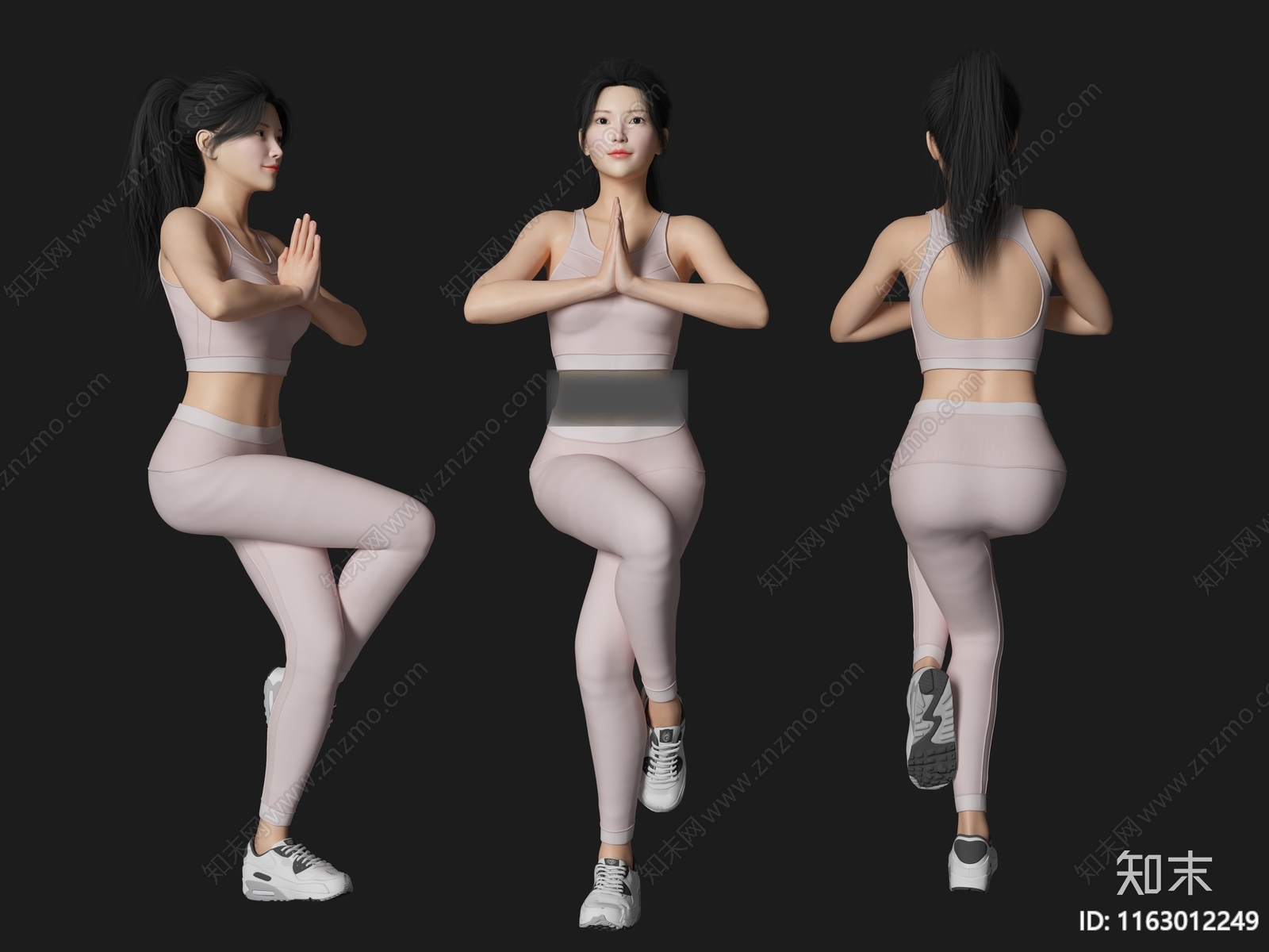 女人3D模型下载【ID:1163012249】