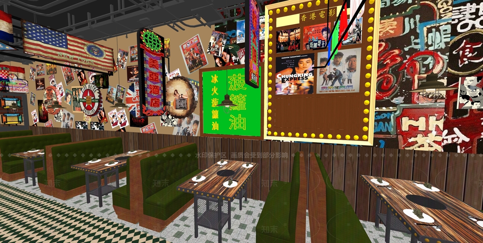 现代其他店铺SU模型下载【ID:1163014568】
