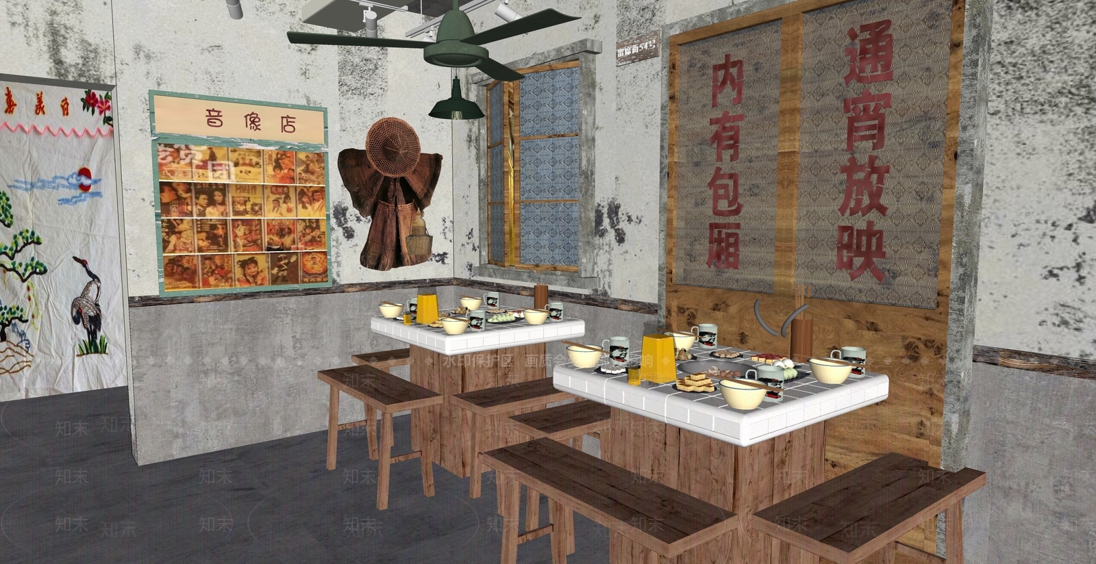 现代其他店铺SU模型下载【ID:1163015492】