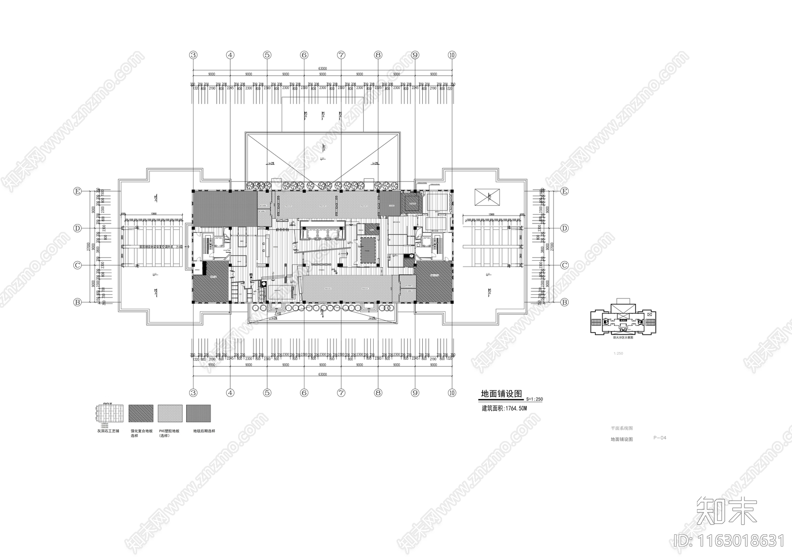 现代整体办公空间cad施工图下载【ID:1163018631】