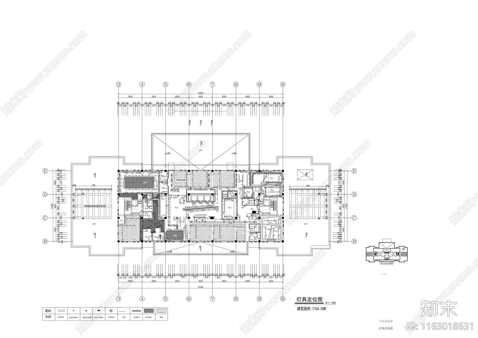 现代整体办公空间cad施工图下载【ID:1163018631】