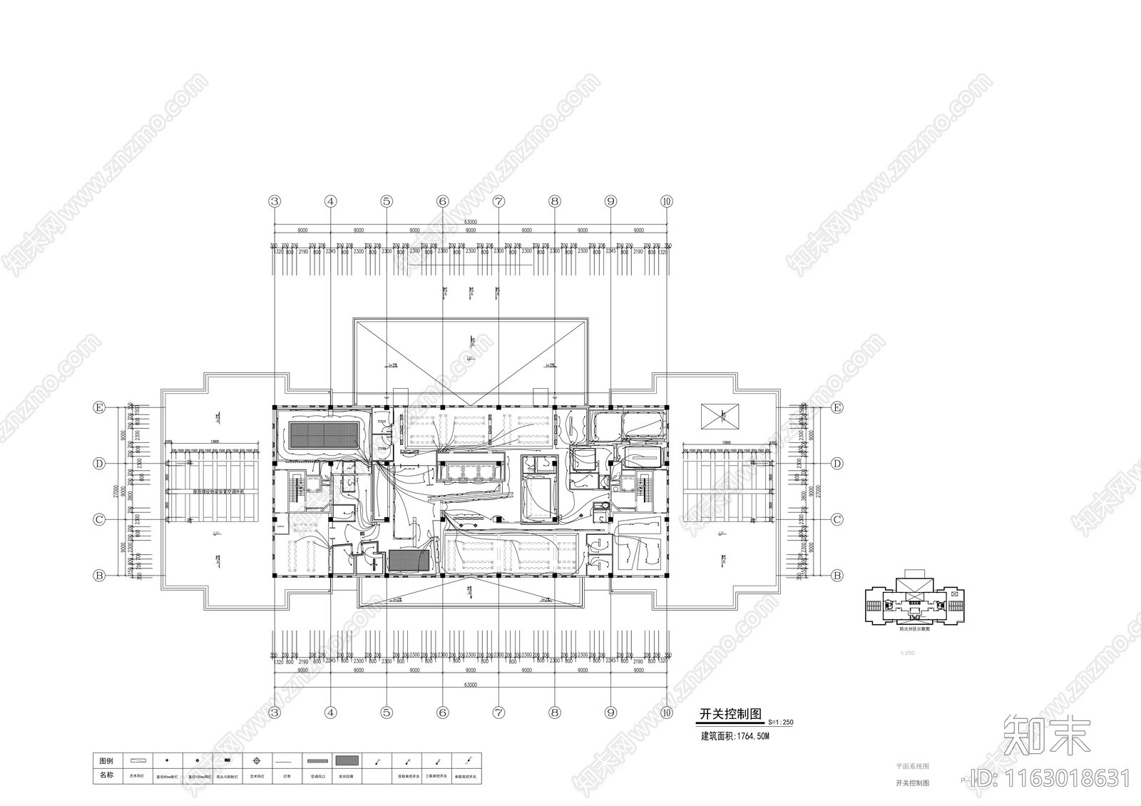 现代整体办公空间cad施工图下载【ID:1163018631】