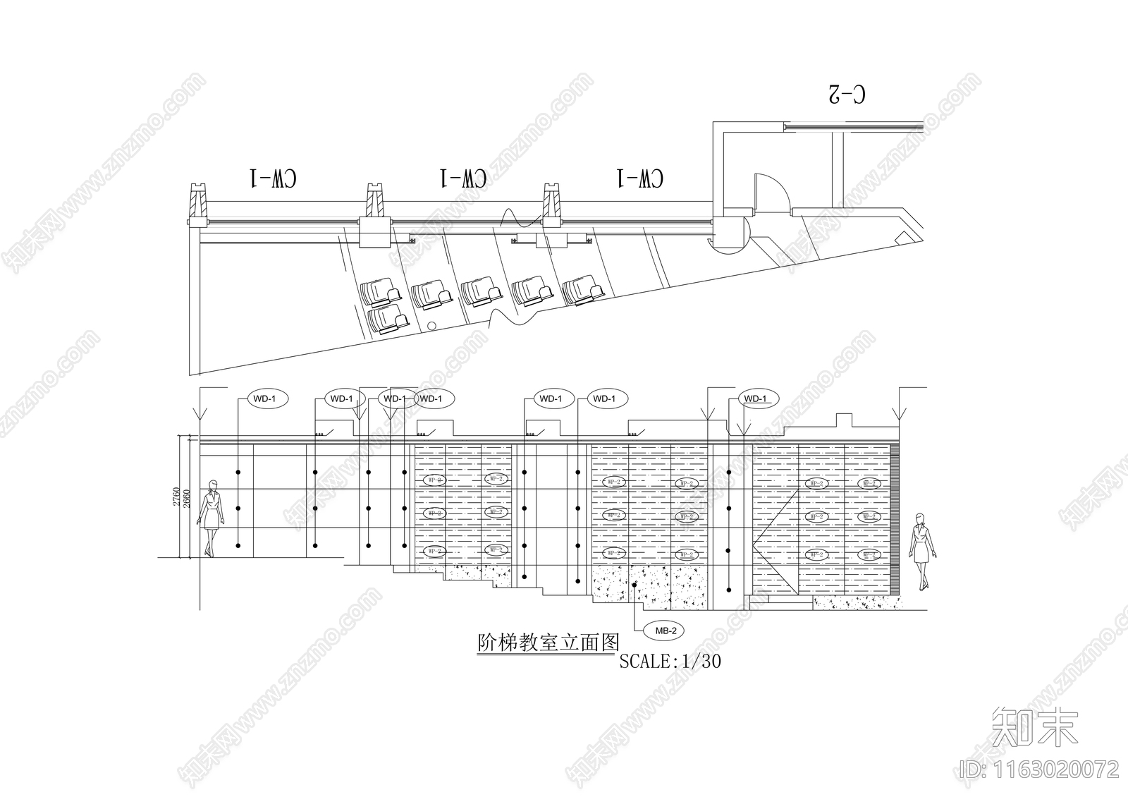 现代大厅cad施工图下载【ID:1163020072】