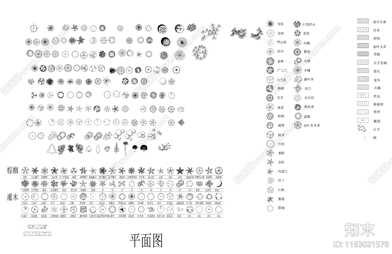 其他综合植物图库施工图下载【ID:1163021578】