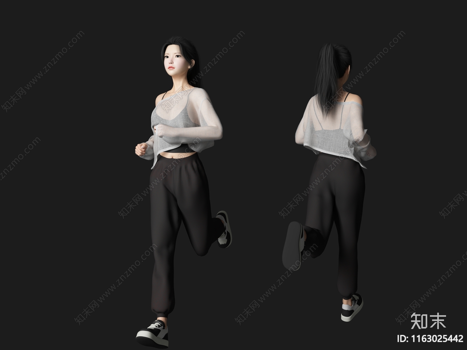 女人3D模型下载【ID:1163025442】