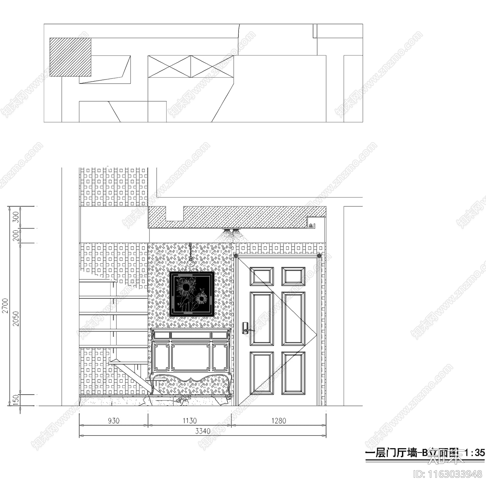 欧式二层别墅室内家装cad施工图下载【ID:1163033948】