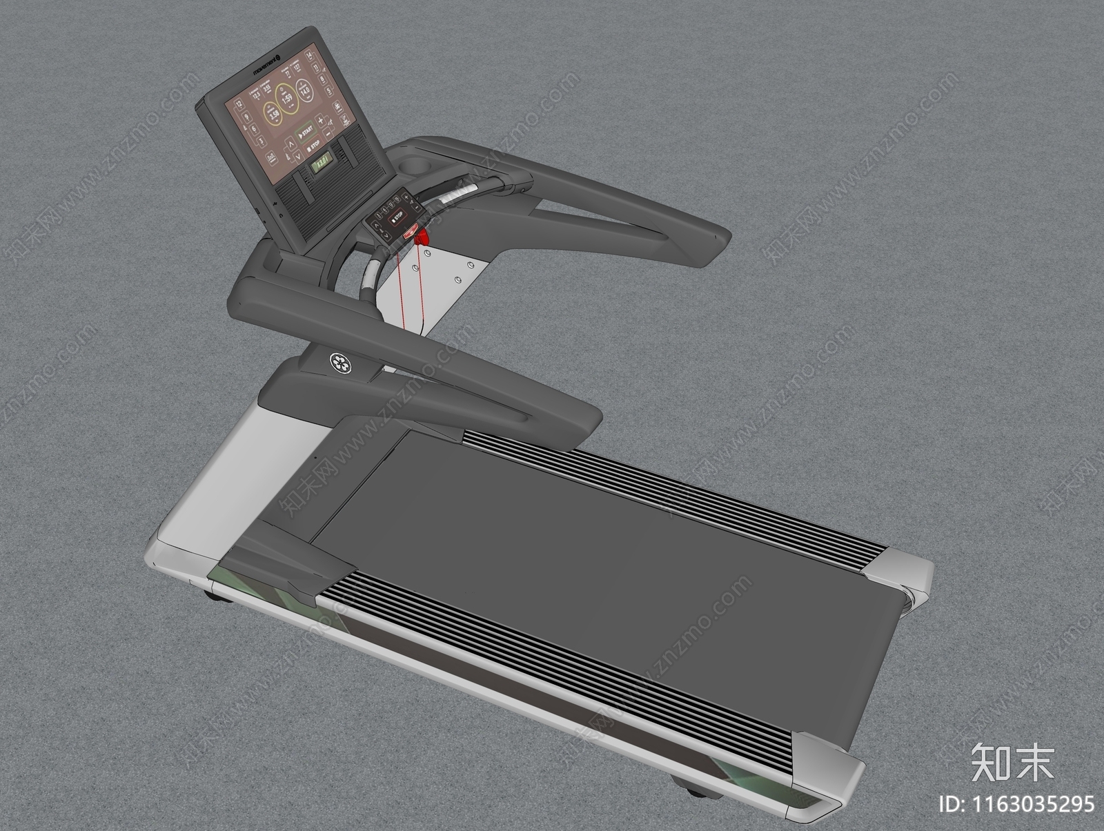 跑步机SU模型下载【ID:1163035295】