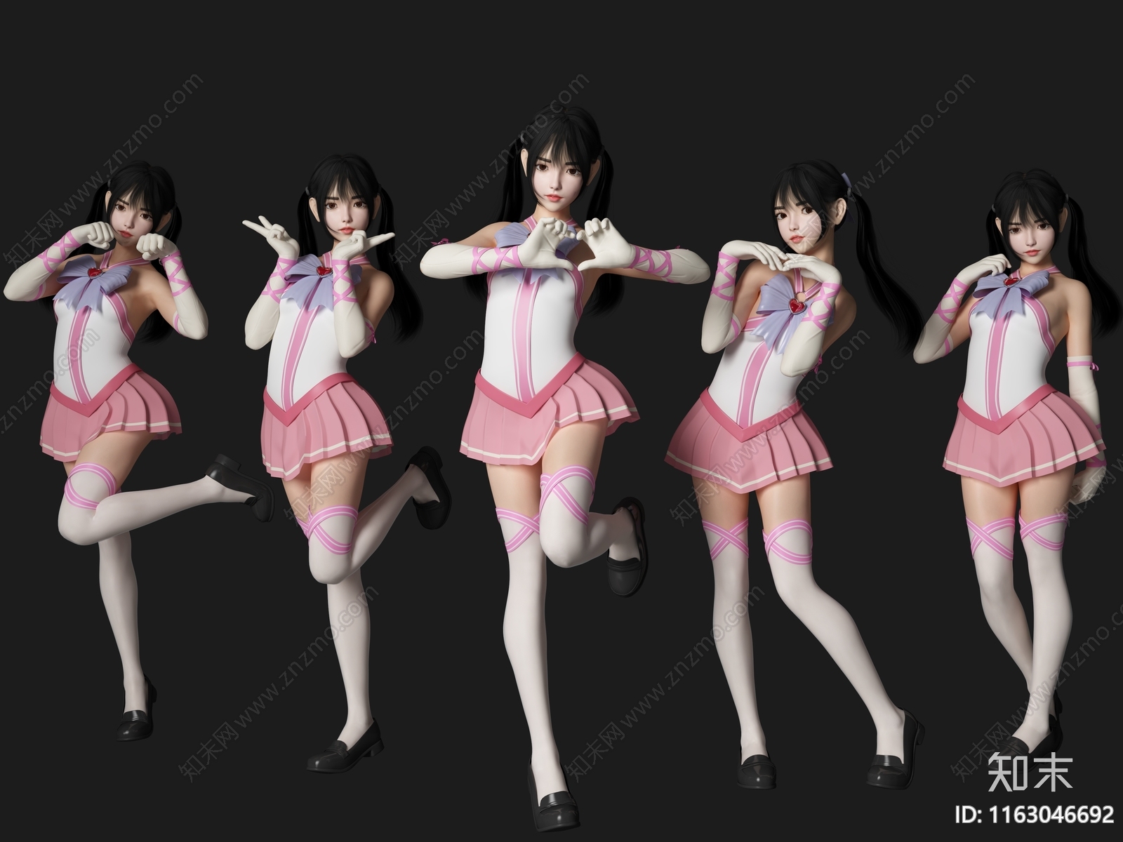 女人3D模型下载【ID:1163046692】