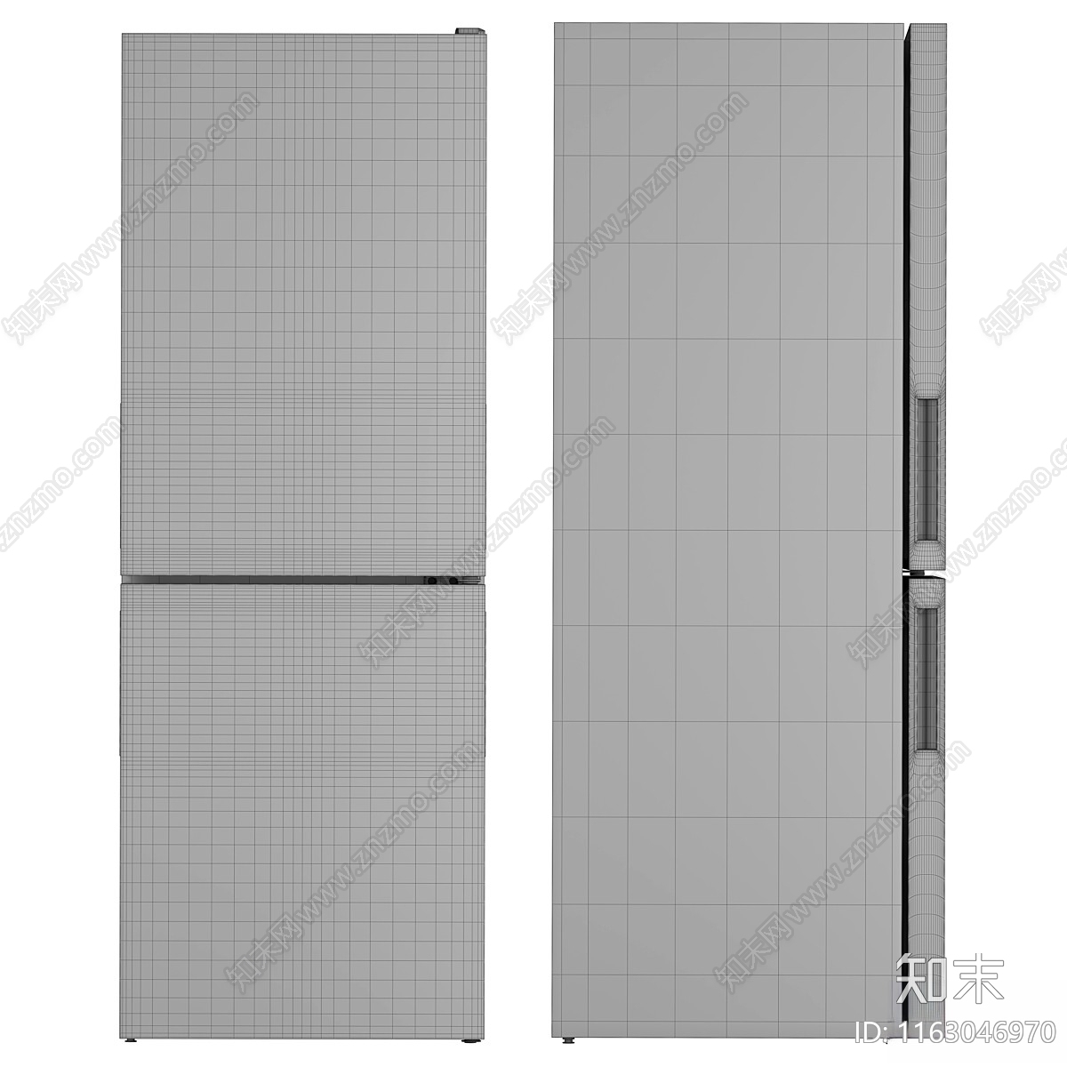 冰箱3D模型下载【ID:1163046970】