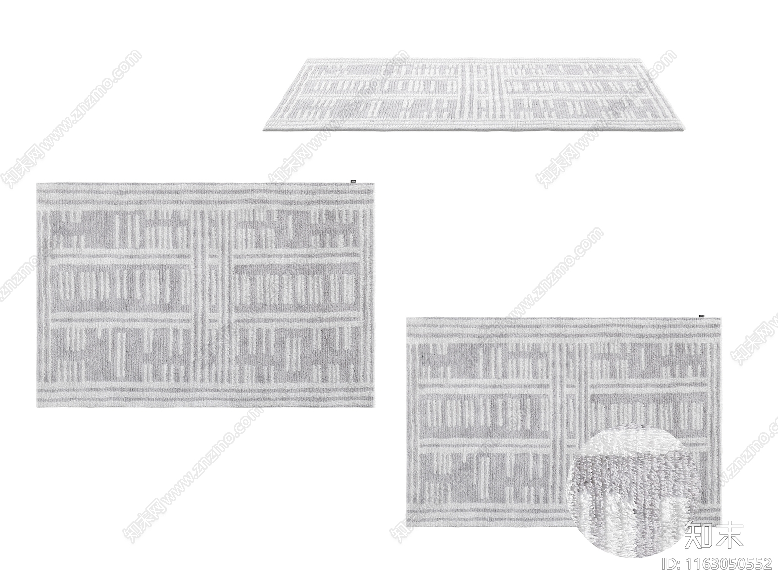 现代地毯3D模型下载【ID:1163050552】