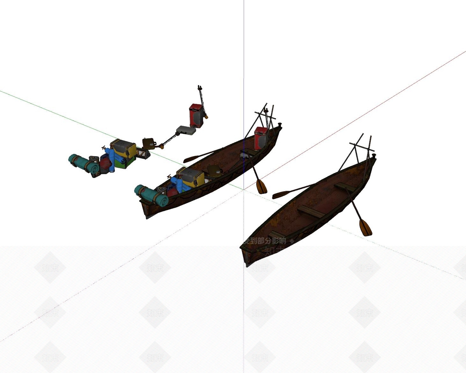 船SU模型下载【ID:1163053332】