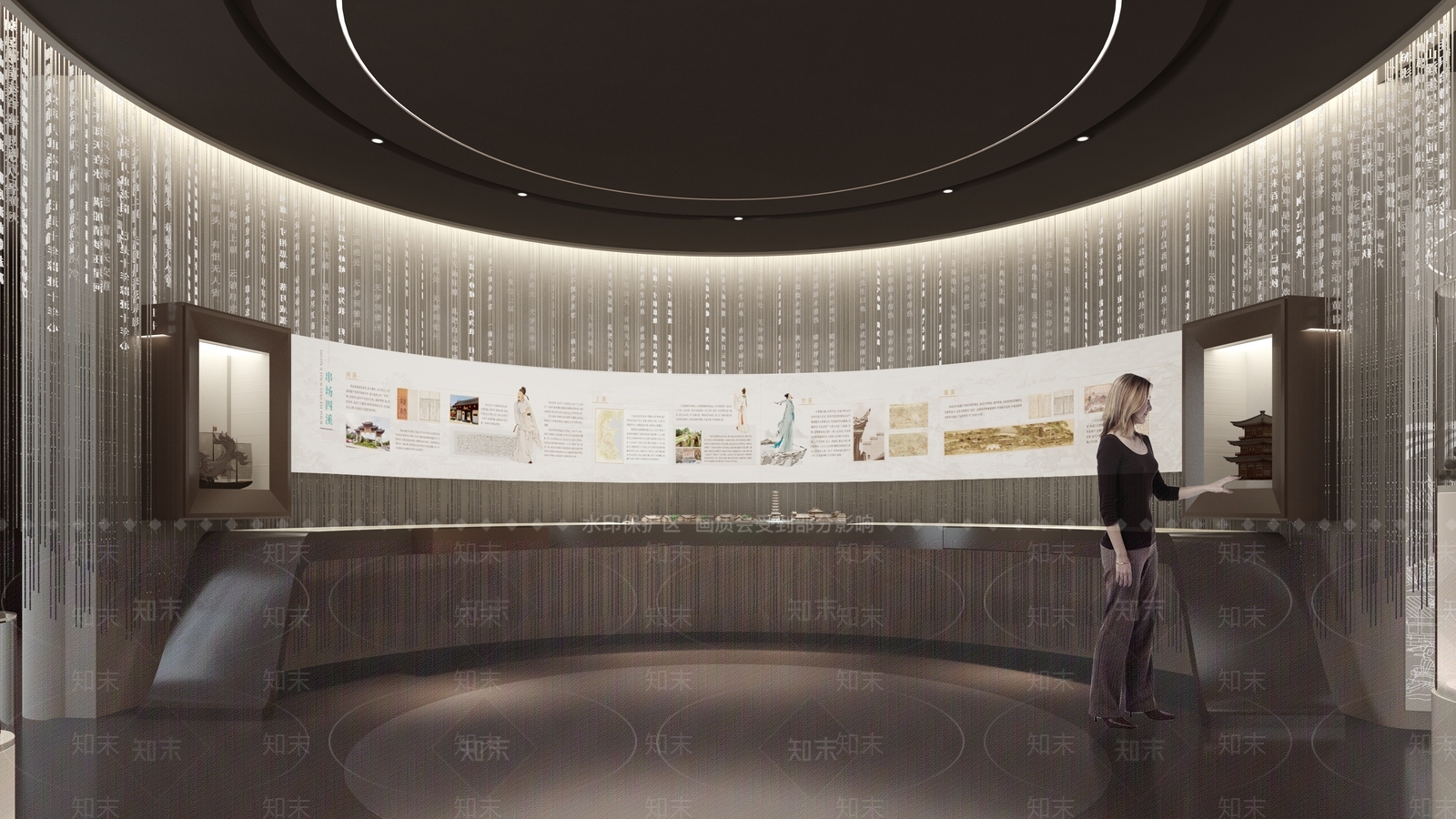 中式博物馆3D模型下载【ID:1163072050】