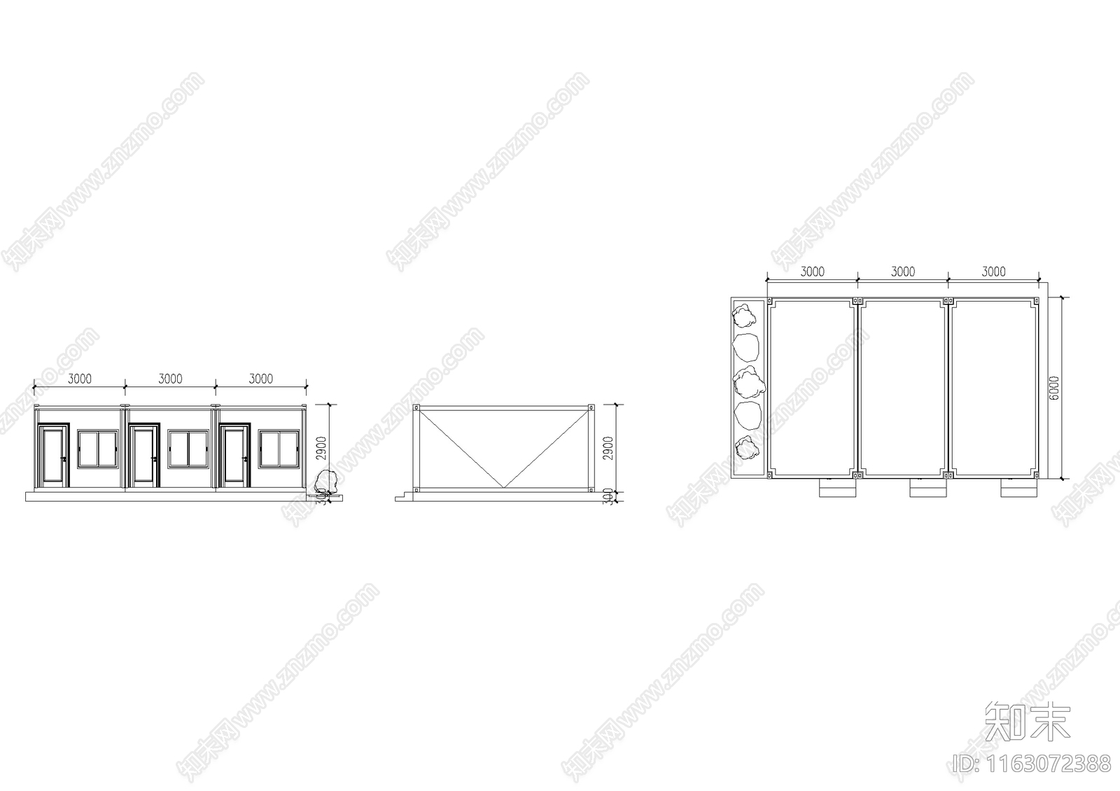 现代集装箱cad施工图下载【ID:1163072388】