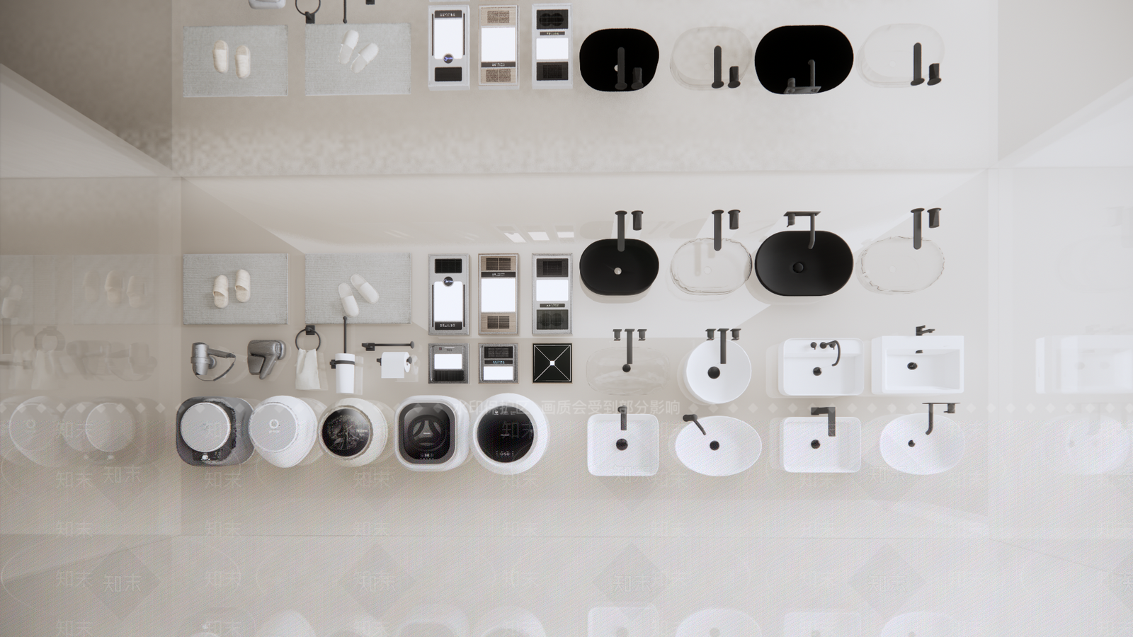洗手台SU模型下载【ID:1163076799】