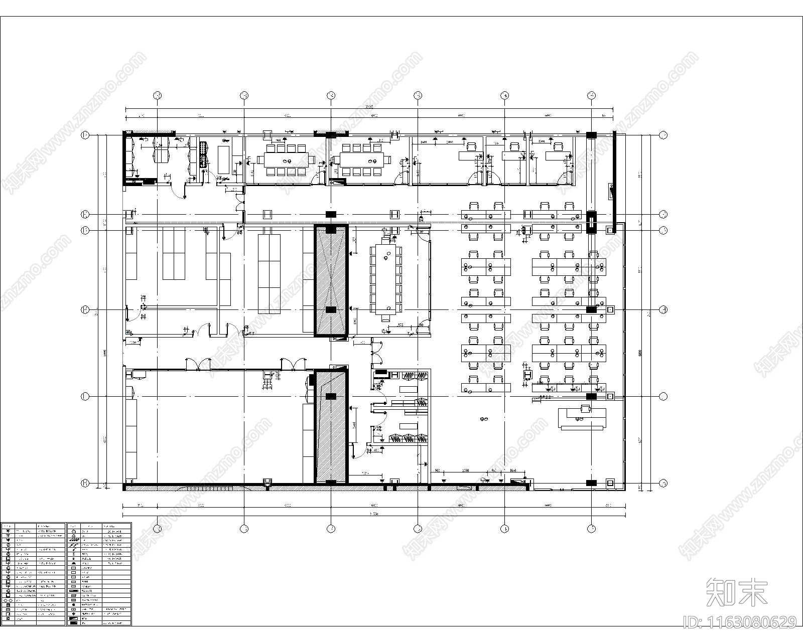 现代实验室cad施工图下载【ID:1163080629】