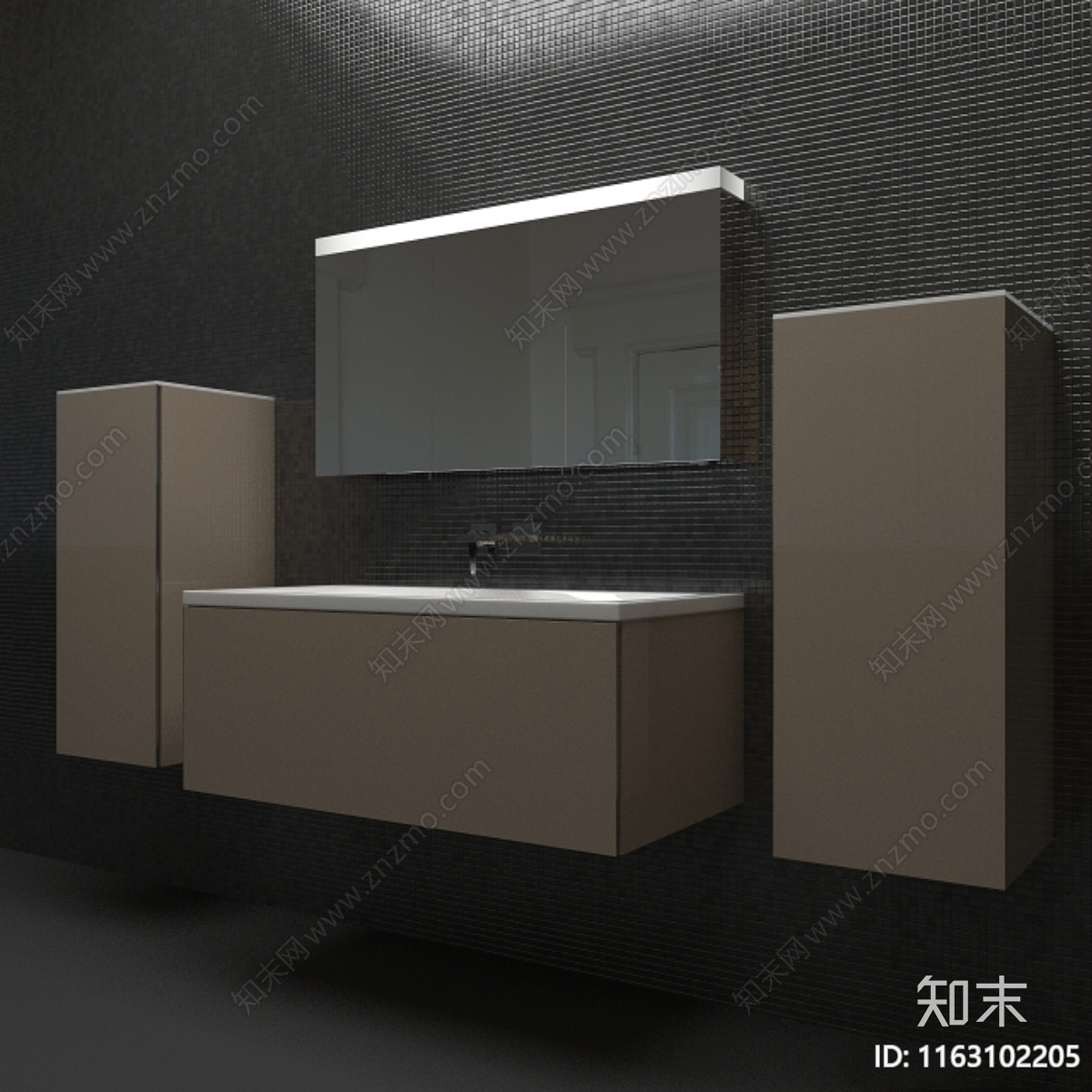 洗手台3D模型下载【ID:1163102205】