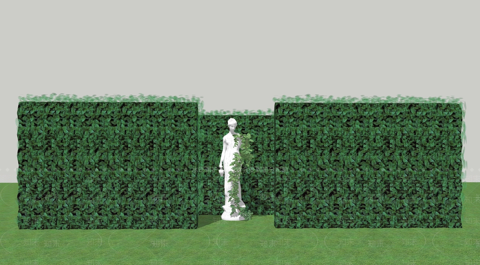 欧式法式雕塑小品SU模型下载【ID:1163091567】