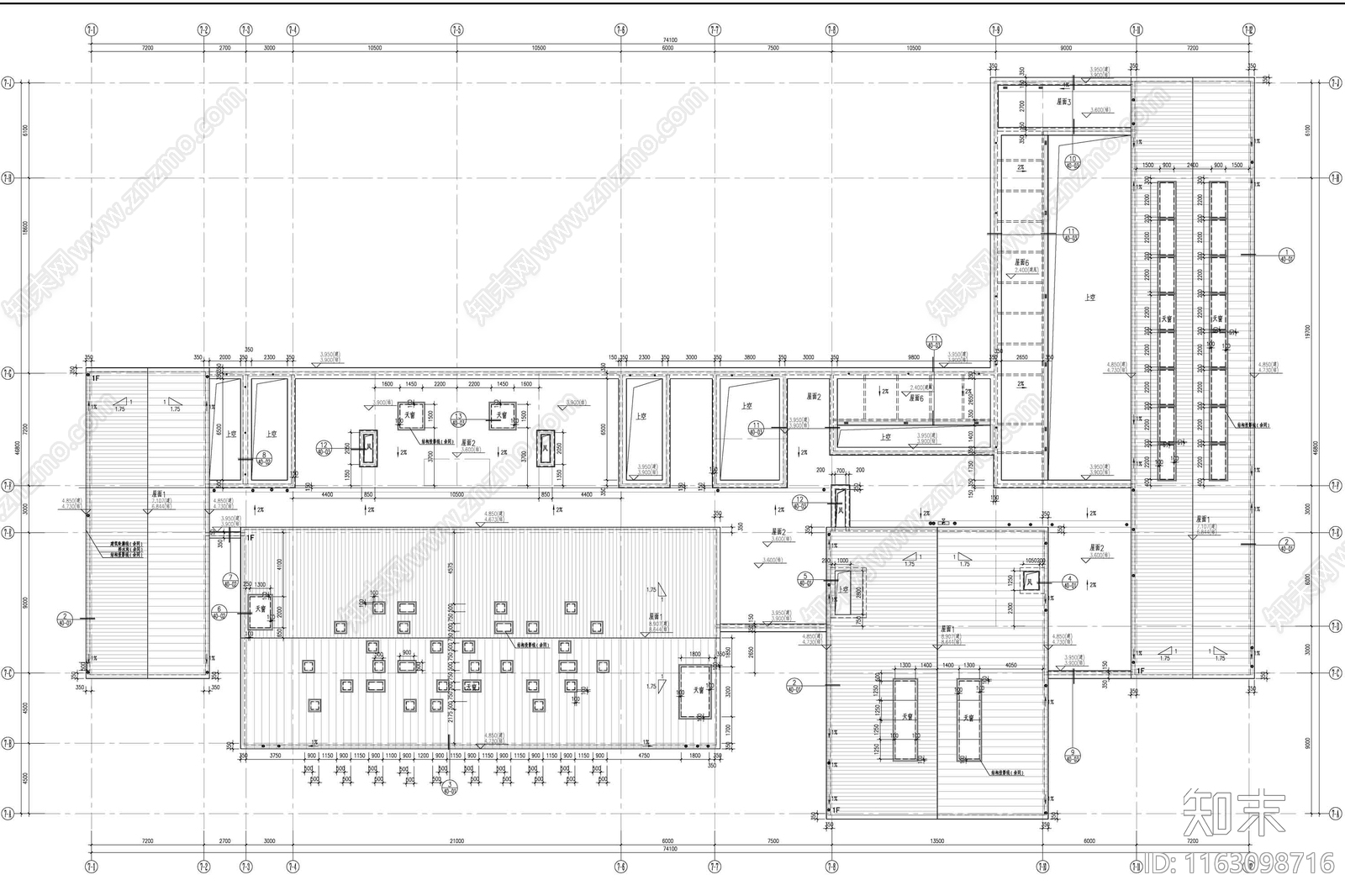 新中式其他商业建筑cad施工图下载【ID:1163098716】