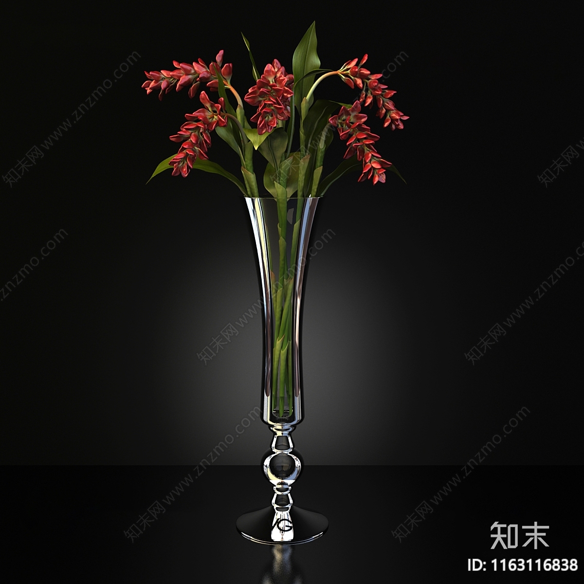 现代意式花艺3D模型下载【ID:1163116838】