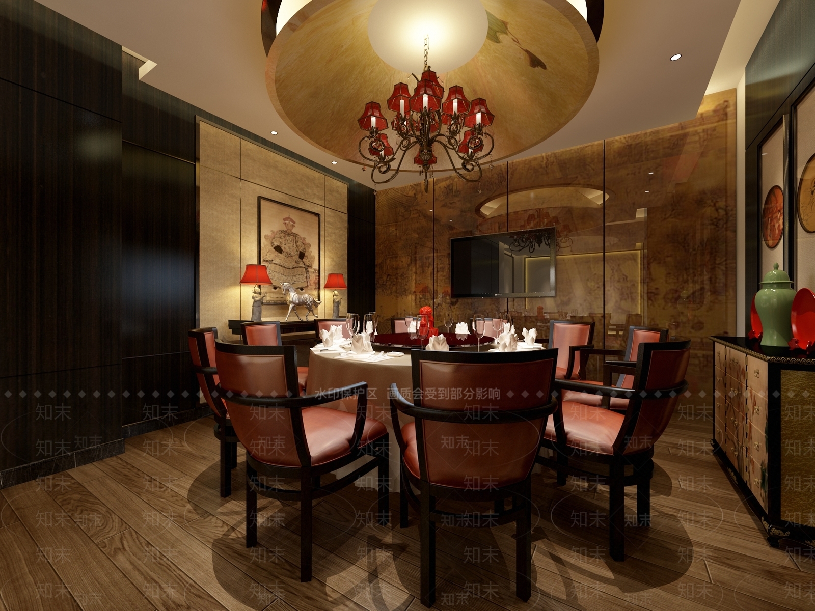 现代包厢3D模型下载【ID:1163107864】