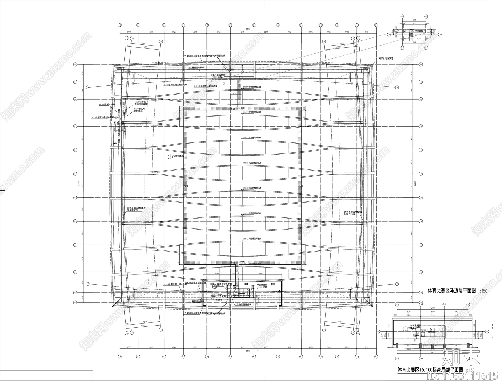 现代其他建筑cad施工图下载【ID:1163111615】