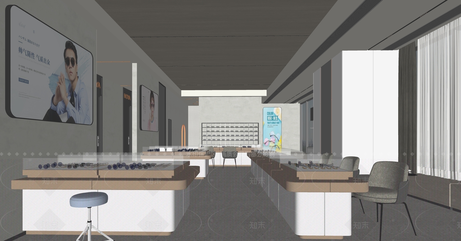 现代其他店铺SU模型下载【ID:1163114749】