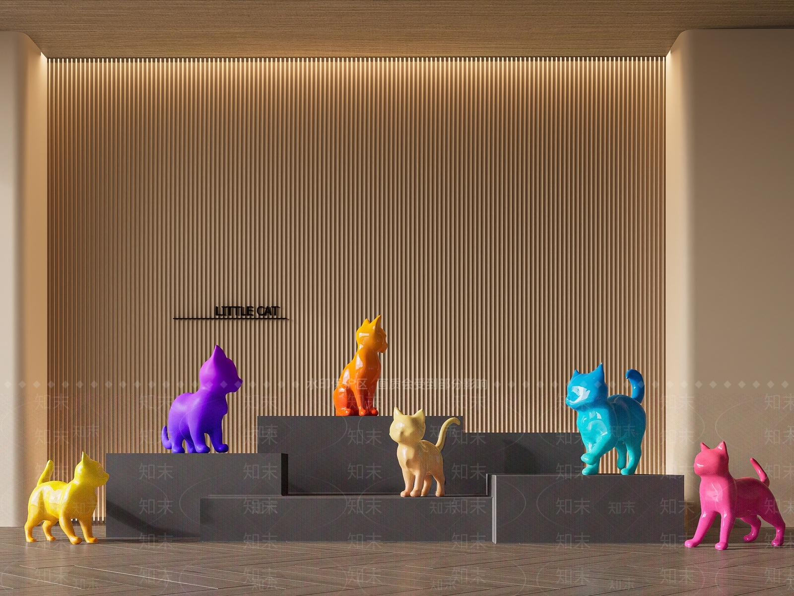 现代北欧雕塑摆件3D模型下载【ID:1163113906】