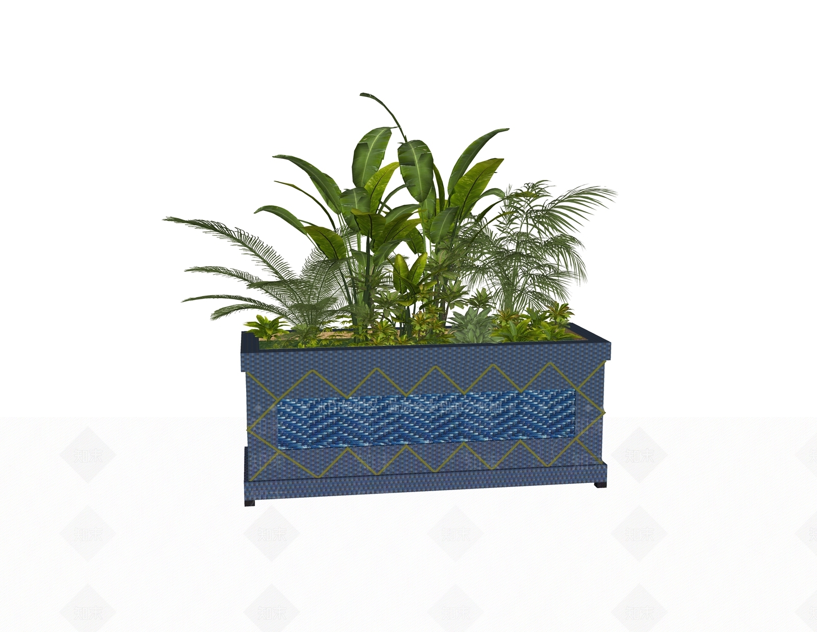 植物组合SU模型下载【ID:1163133178】