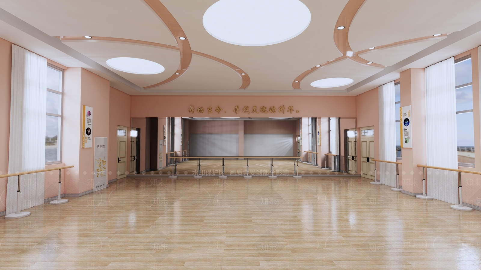 现代其他学校空间SU模型下载【ID:1163133629】