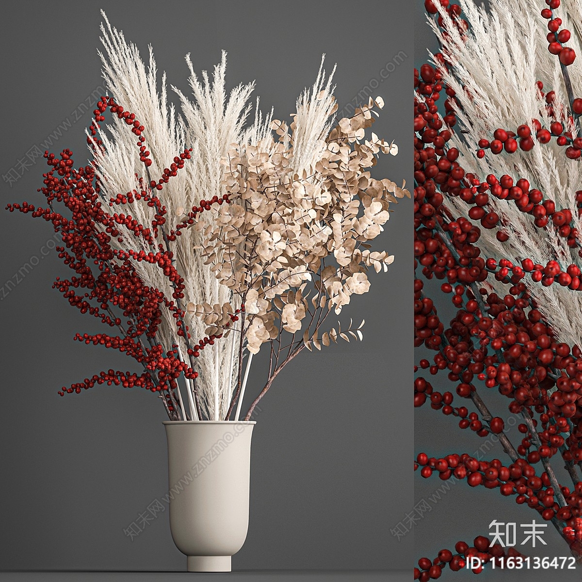 现代花艺3D模型下载【ID:1163136472】