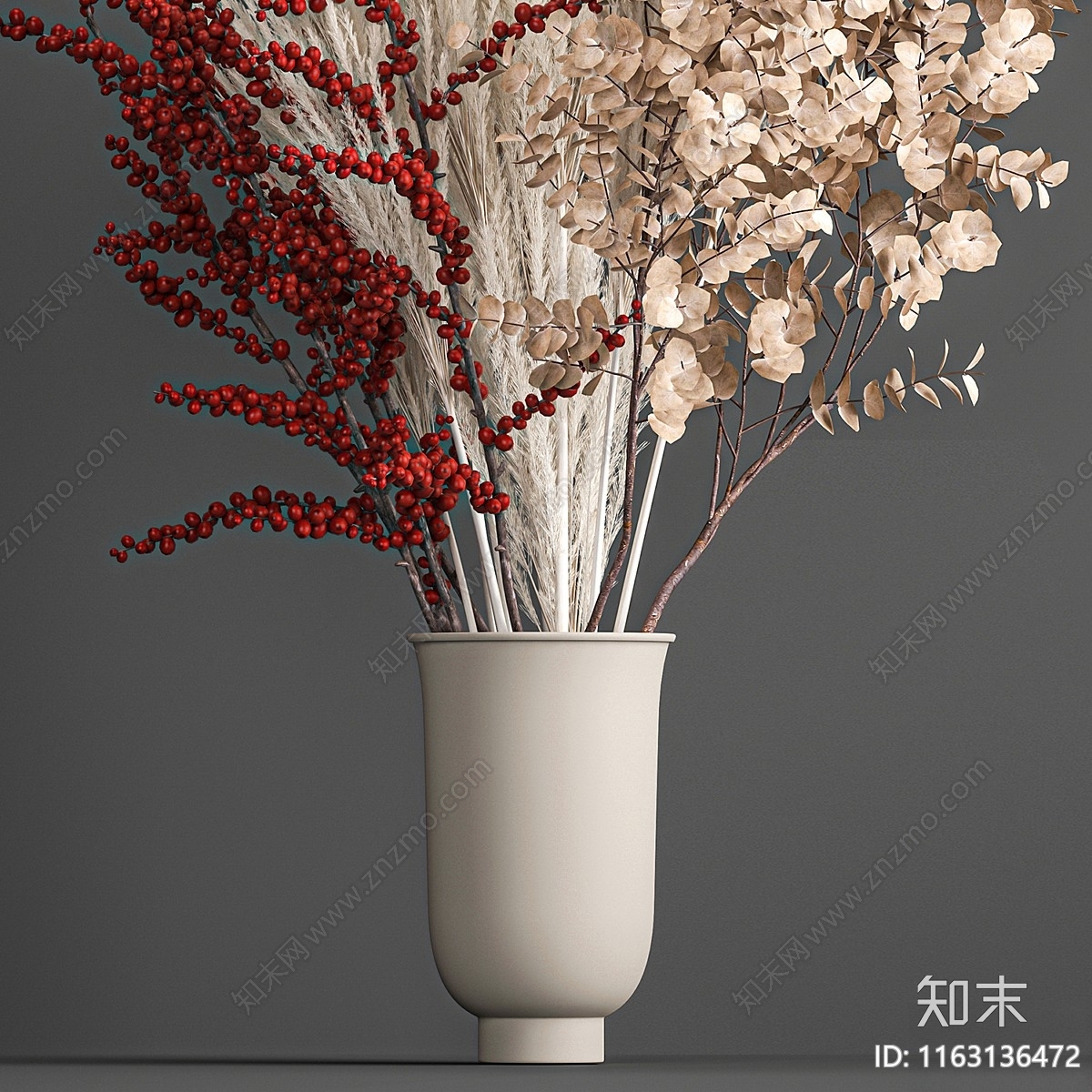 现代花艺3D模型下载【ID:1163136472】