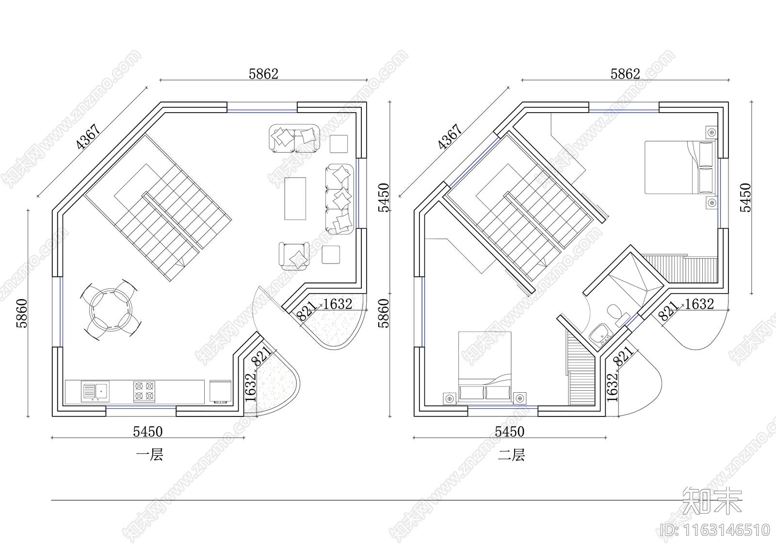户型优化施工图下载【ID:1163146510】