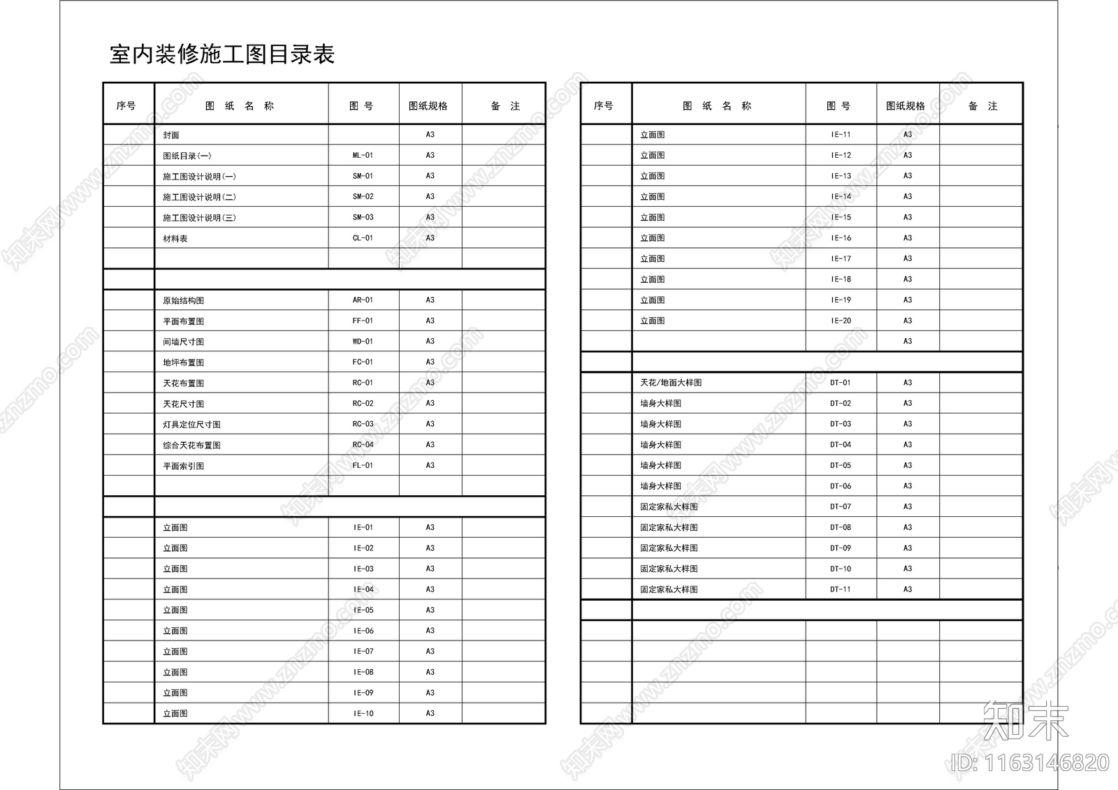 现代设计说明cad施工图下载【ID:1163146820】