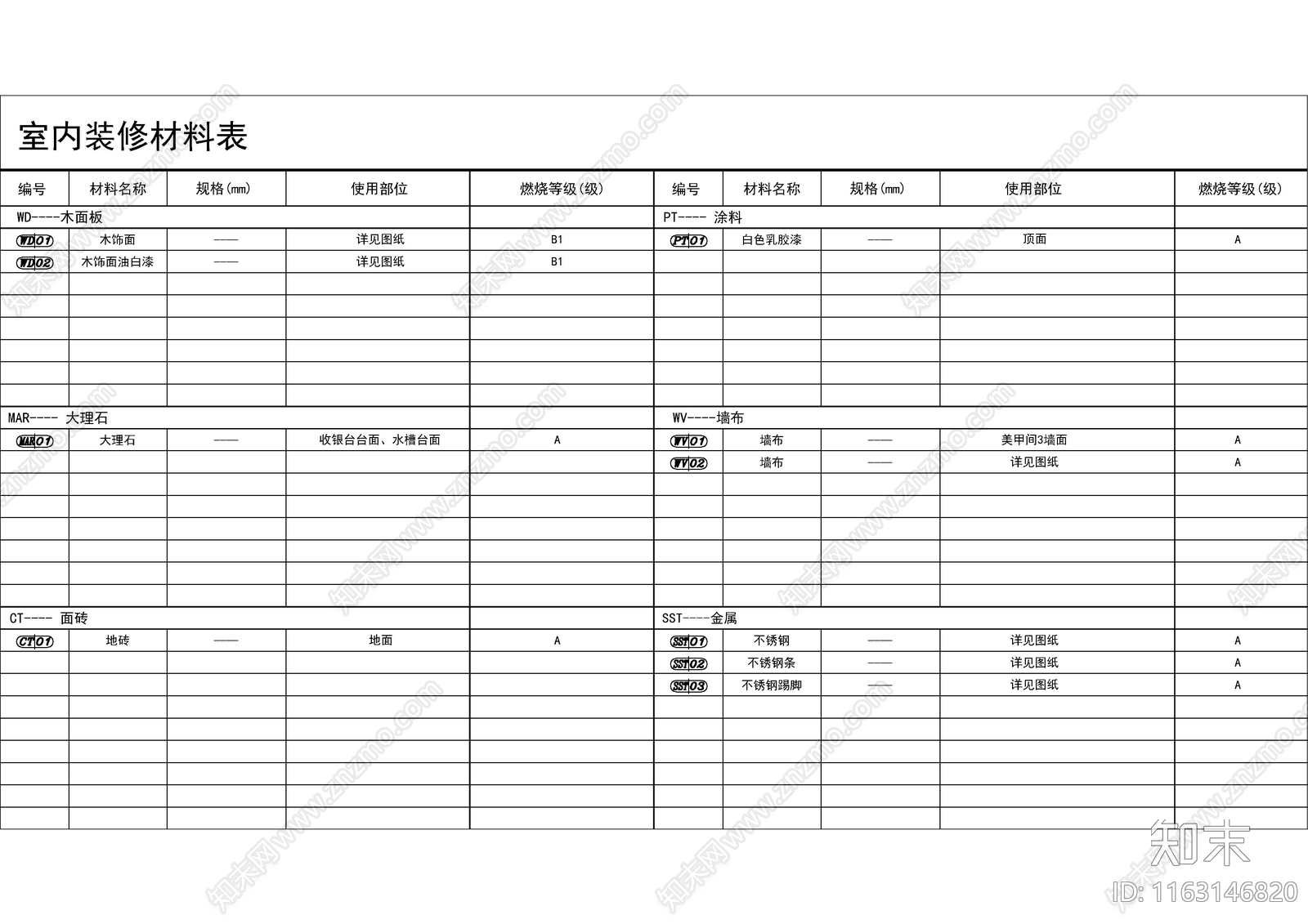 现代设计说明cad施工图下载【ID:1163146820】