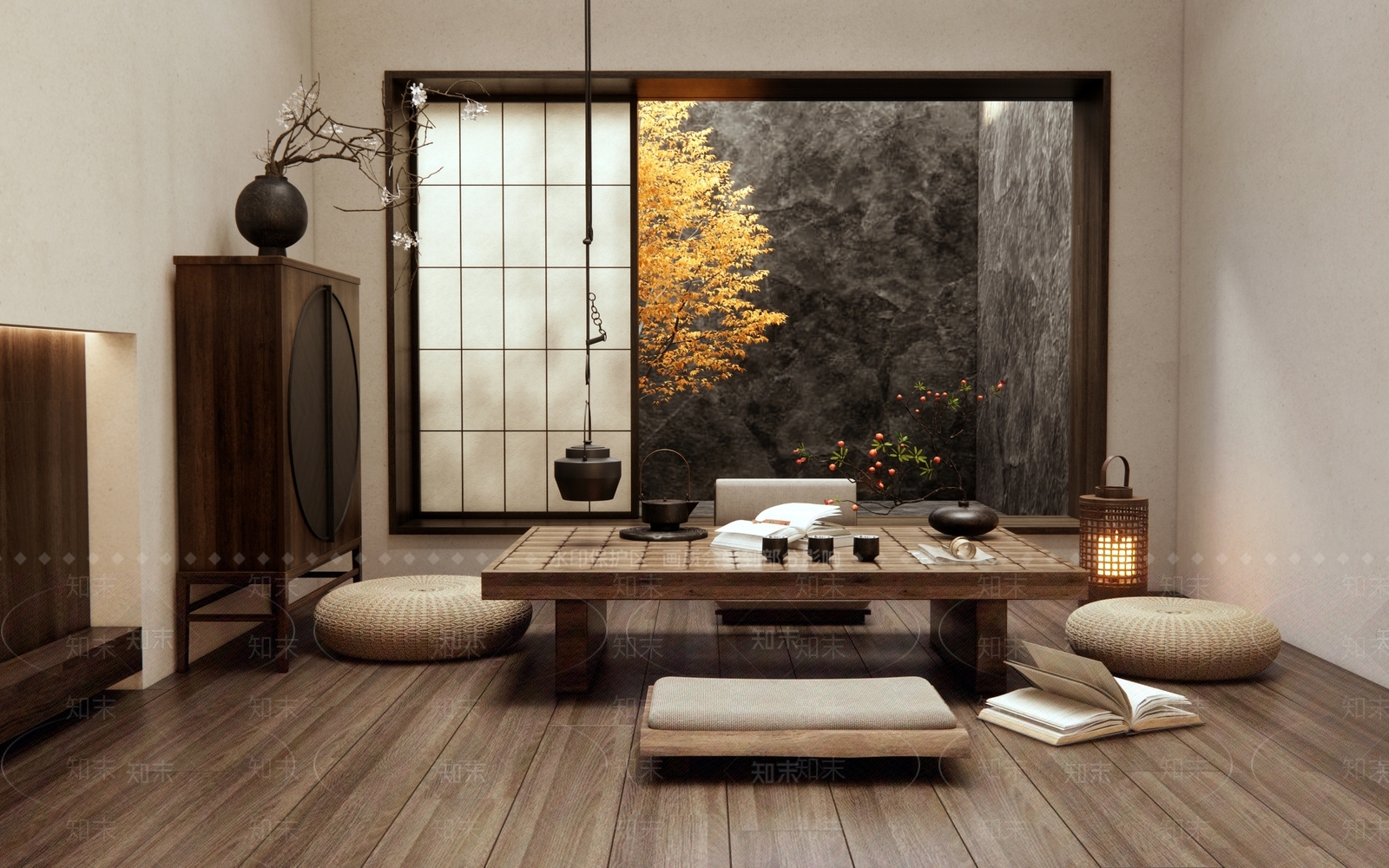 茶室SU模型精品下载_SketchUp模型_知末网