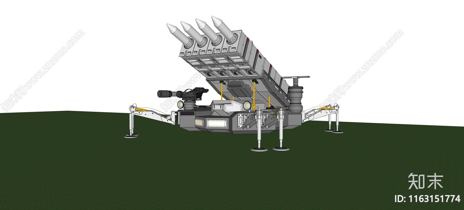 军事器材SU模型下载【ID:1163151774】