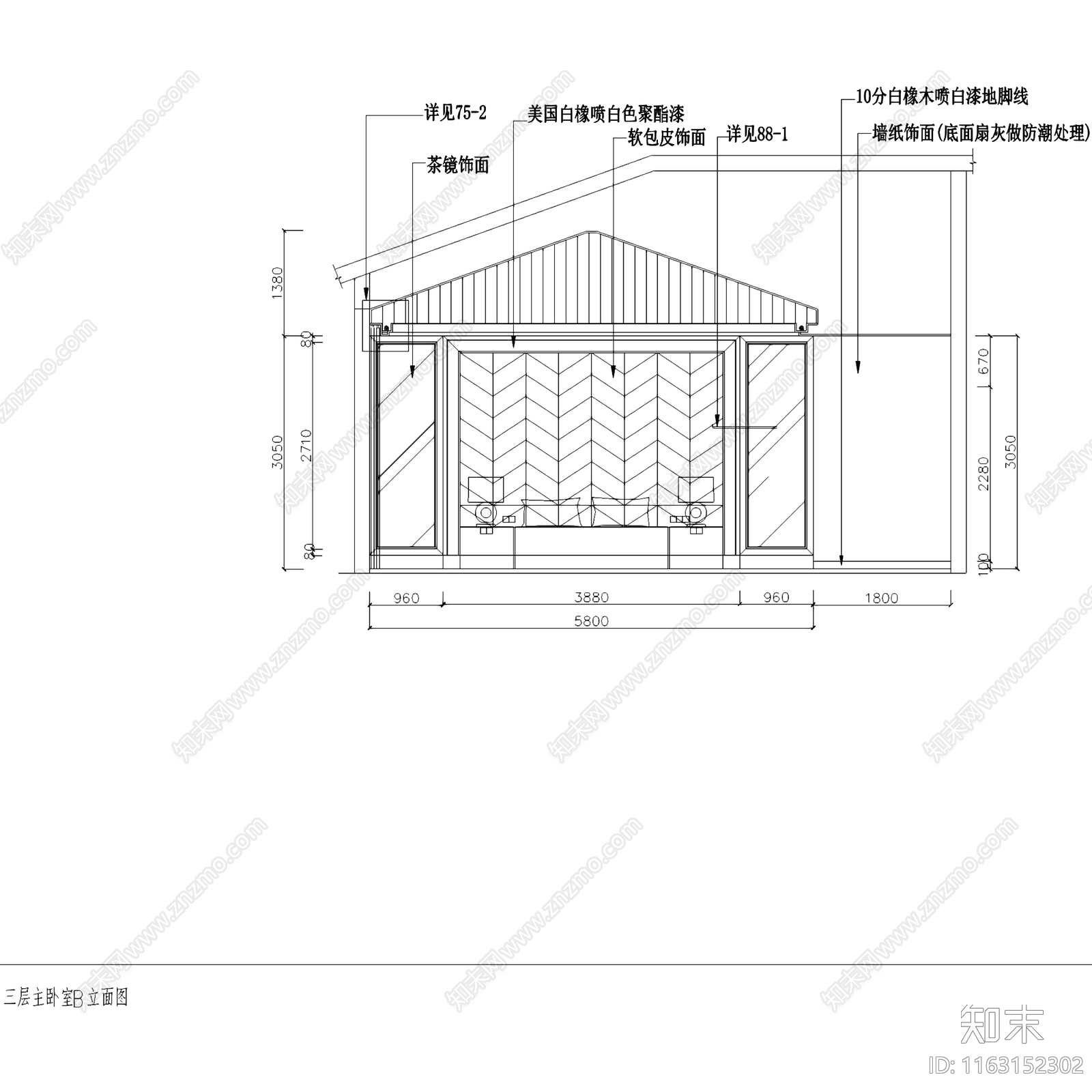 美式新古典三层别墅室内家装cad施工图下载【ID:1163152302】