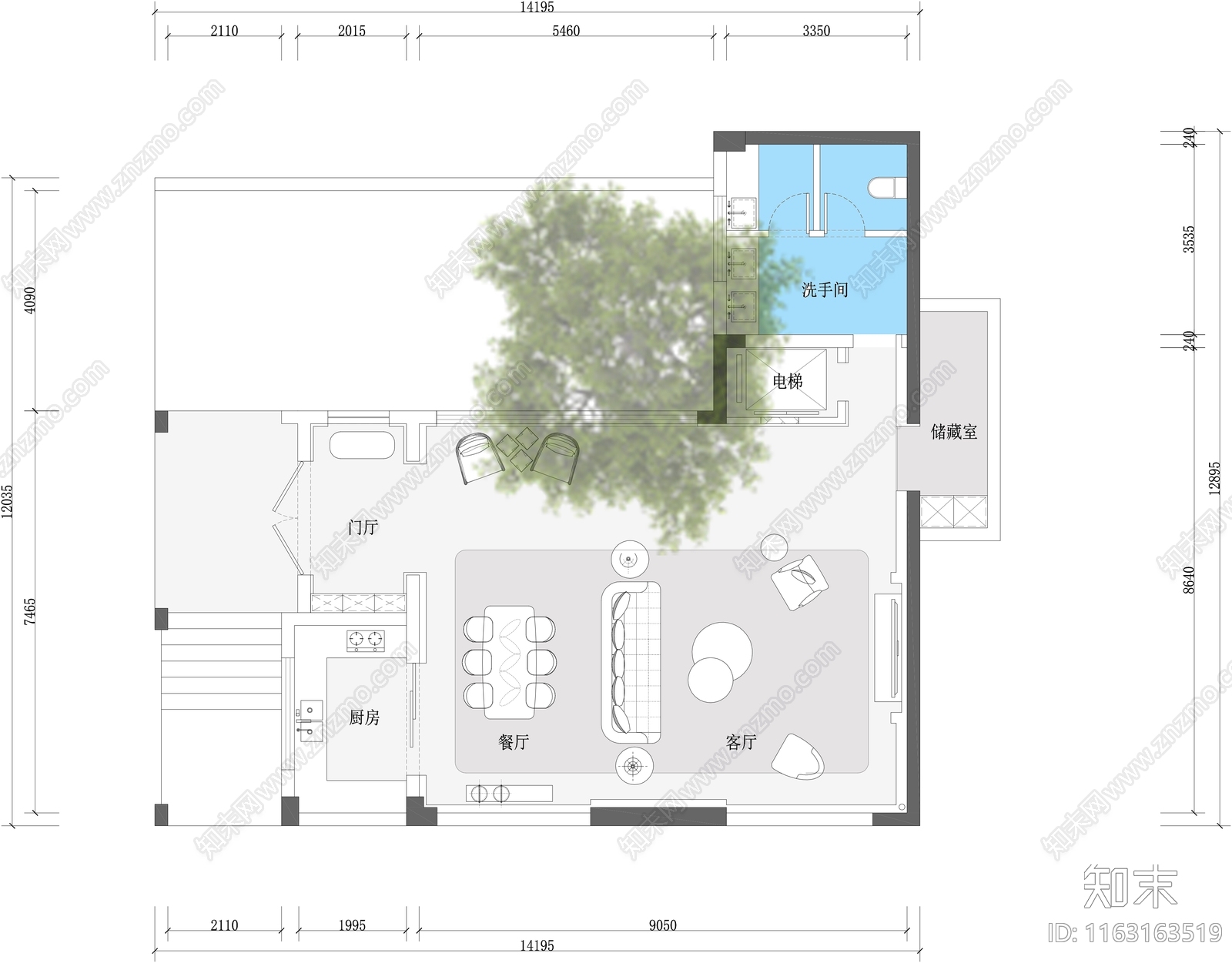 其他家装平面图施工图下载【ID:1163163519】