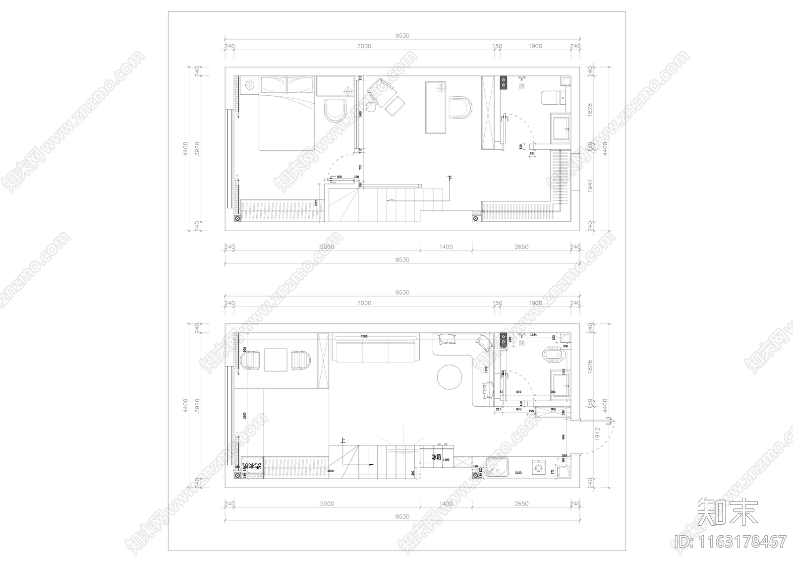 现代综合家具图库施工图下载【ID:1163178467】