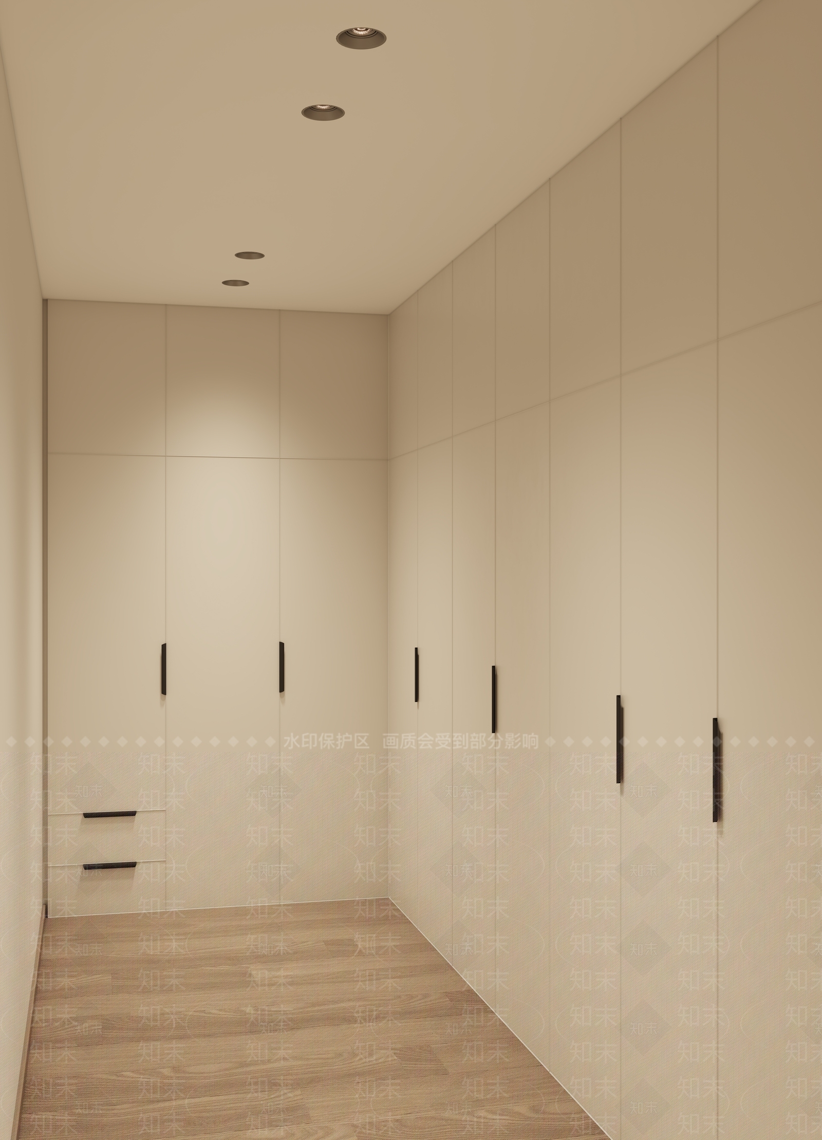 现代衣帽间3D模型下载【ID:1163205326】