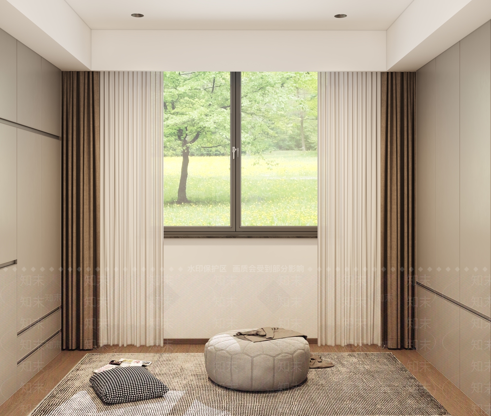 现代衣帽间3D模型下载【ID:1163206604】