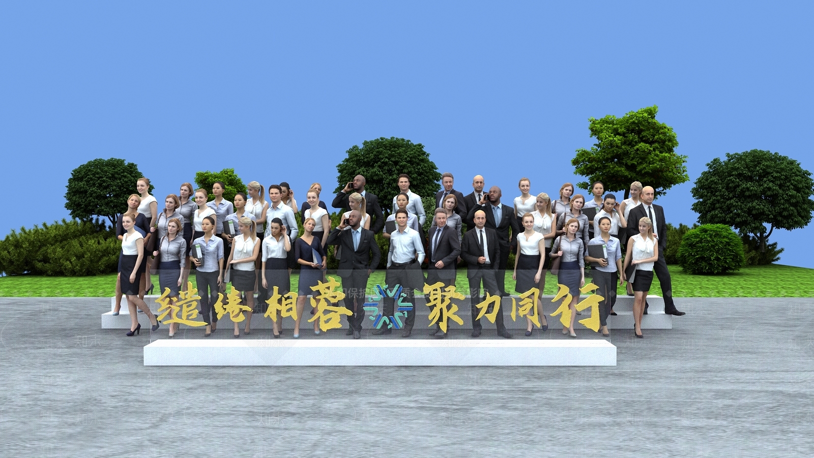 现代舞台3D模型下载【ID:1163208192】