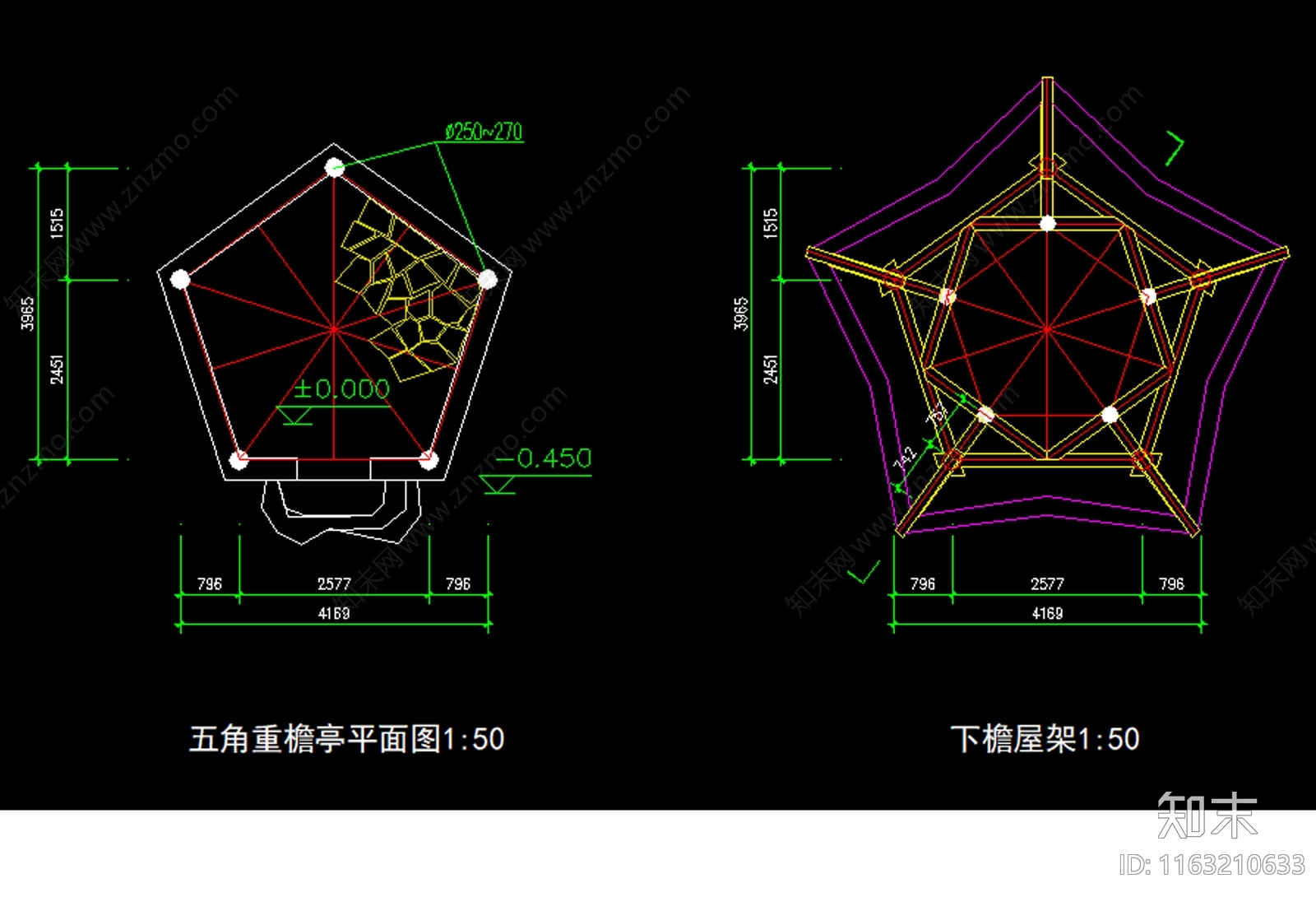 中式古建cad施工图下载【ID:1163210633】